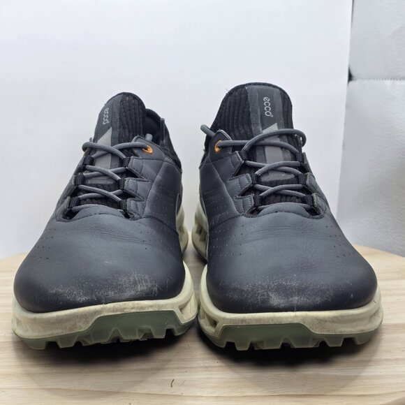 Mens Size 10.5 - ECCO Biom C4 Golf Shoes Wide Gray White Gore-Tex Spikeless - Picture 2 of 11